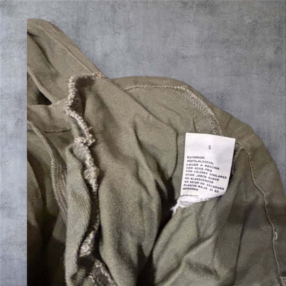 Ashley By 26 International Jacket Womens (S) Army Green Patches Zip Button - Picture 7 of 8